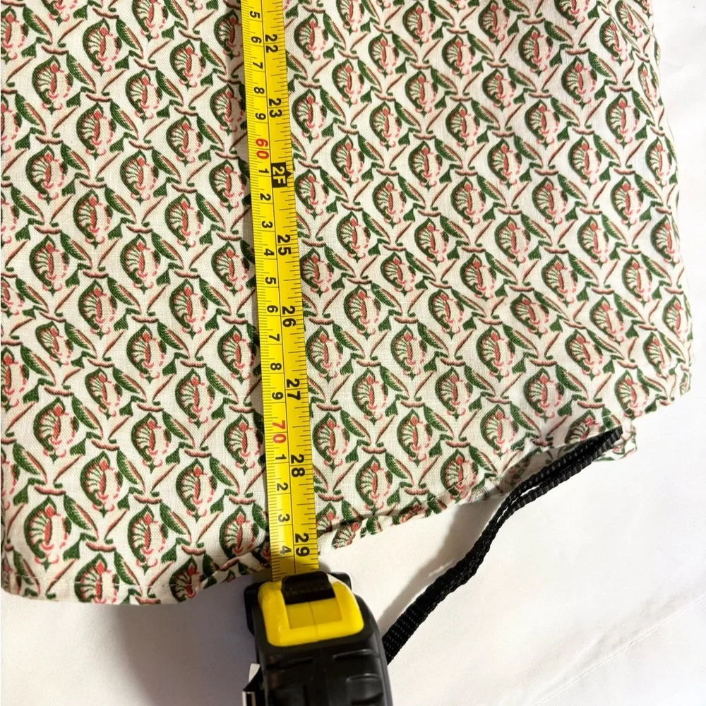 J. Crew Geometric Patterned Casual linen Shirt - Multicolor XL